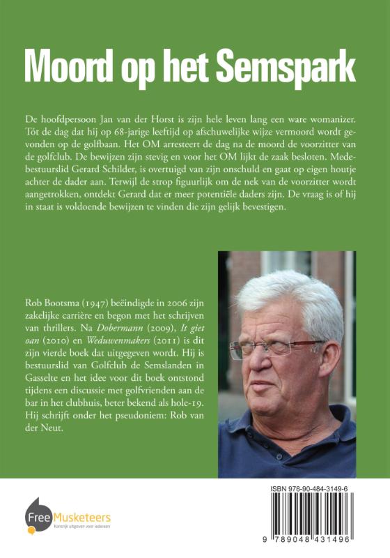 Achterkant van Moord op het semspark