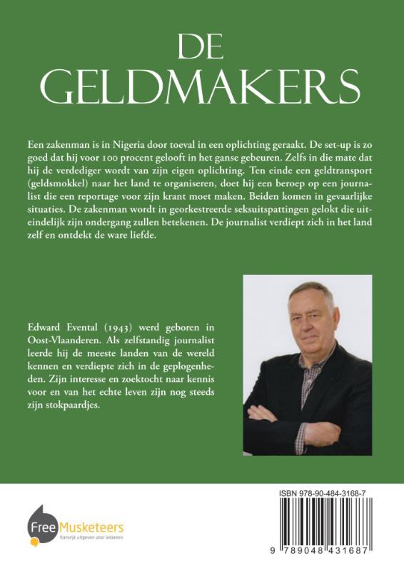 Achterkant van De geldmakers