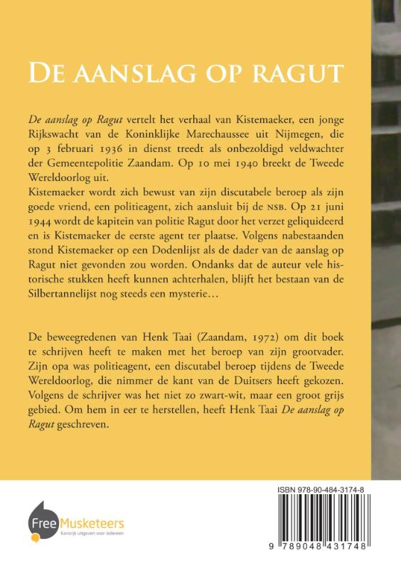 Achterkant van De aanslag op Ragut