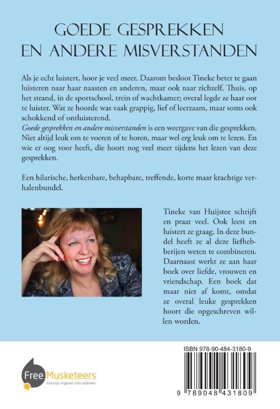 Achterkant van Goede gesprekken en andere misverstanden