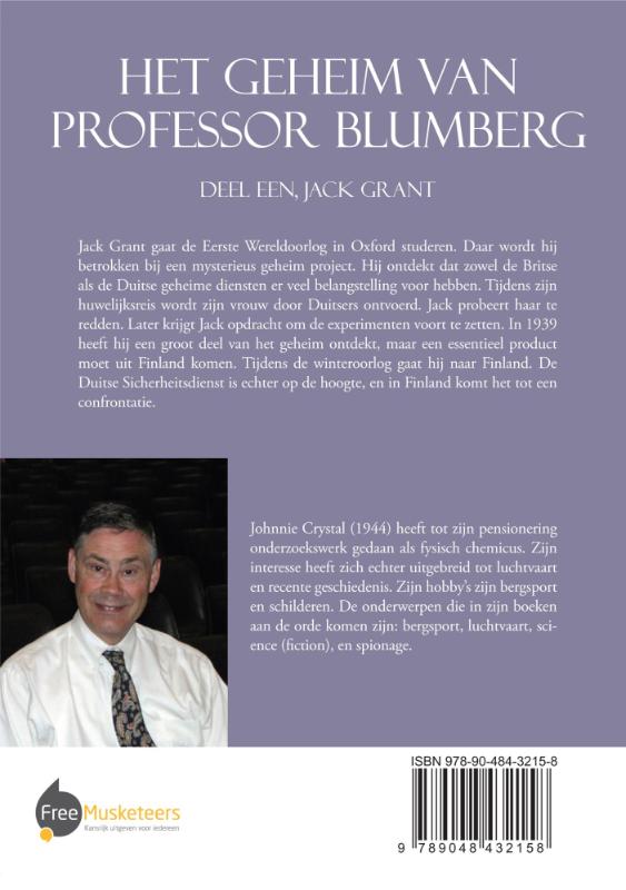 Achterkant van Het geheim van professor Blumberg