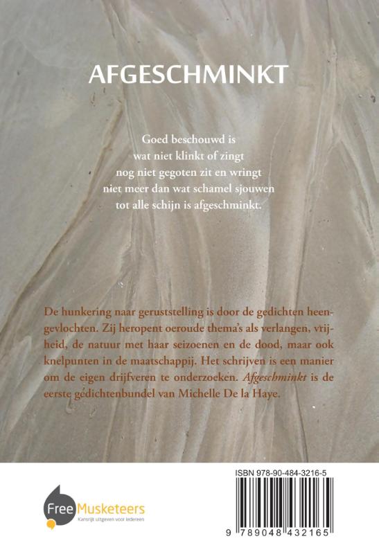 Achterkant van Afgeschminkt