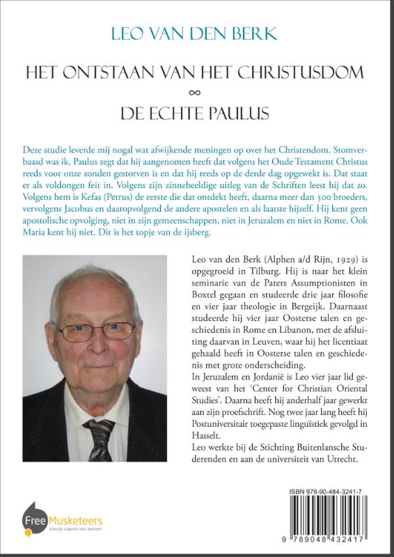 Achterkant van Het ontstaan van het Christusdom - De echte Paulus