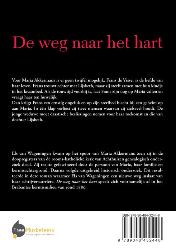 Achterkant van De weg naar het hart