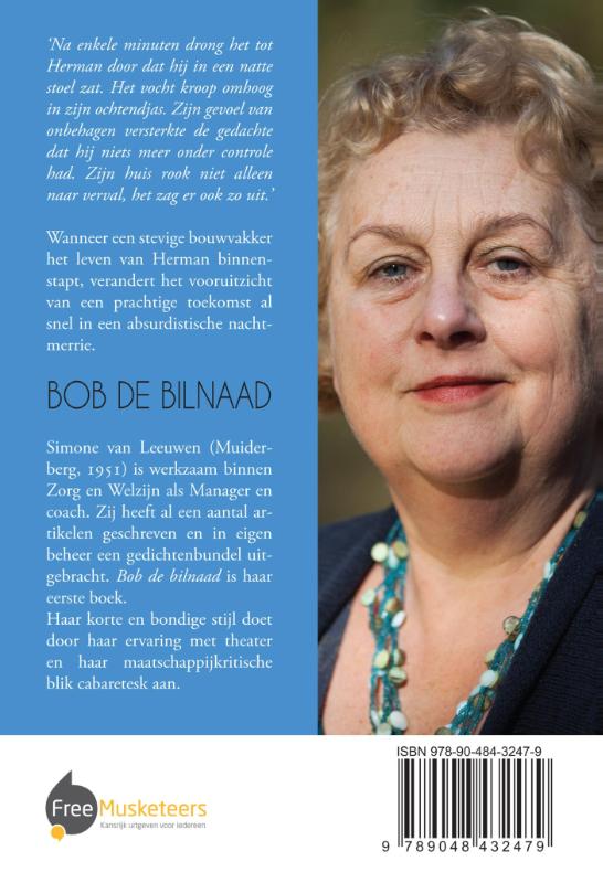 Achterkant van Bob de bilnaad