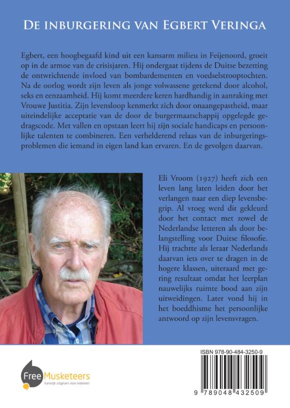 Achterkant van De inburgering van Egbert Veringa