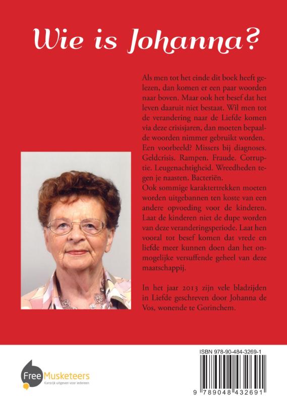 Achterkant van Wie is Johanna?