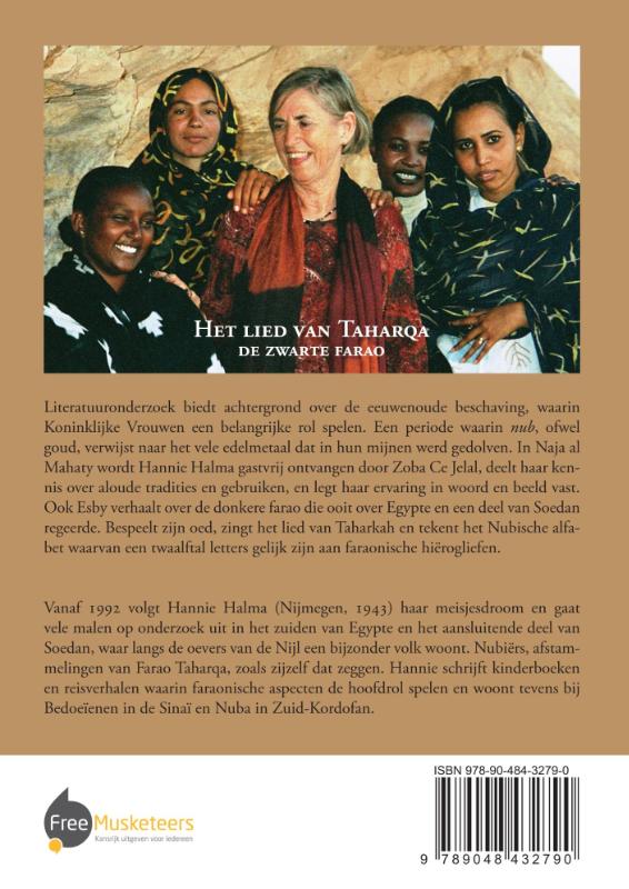 Achterkant van Het lied van Taharqa, de zwarte farao