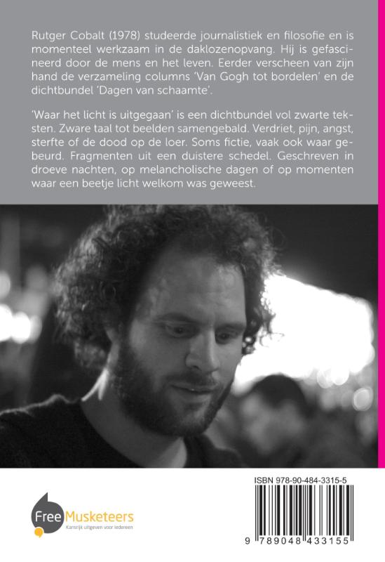 Achterkant van Waar het licht is uitgegaan