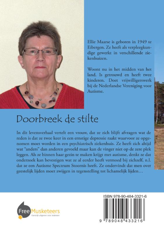 Achterkant van Doorbreek de stilte