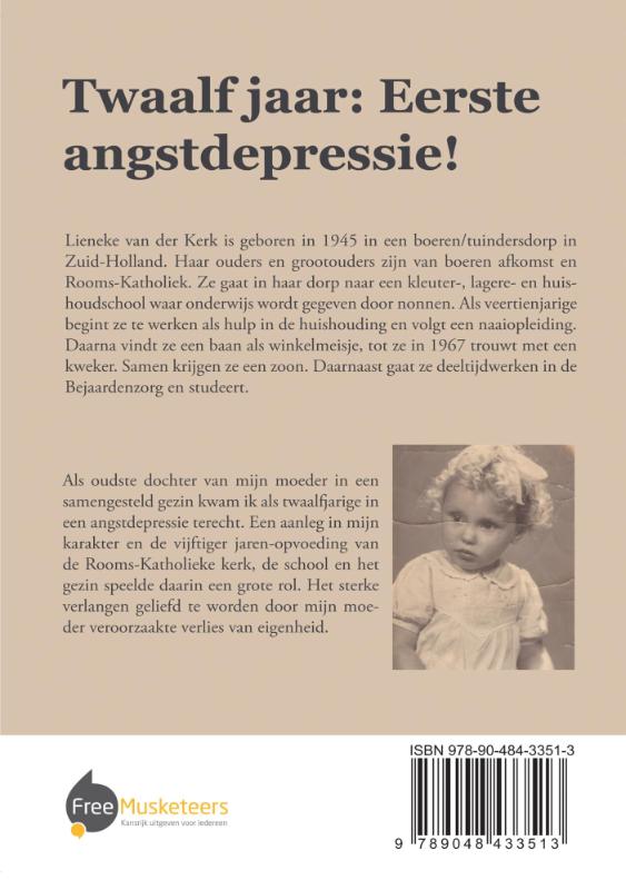 Achterkant van Twaalf jaar: Eerste angstdepressie!