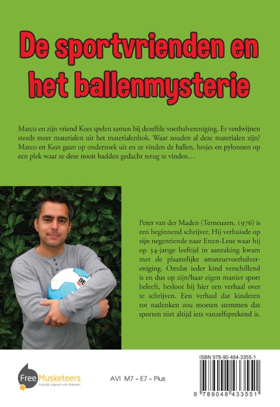 Achterkant van De sportvrienden en het ballenmysterie