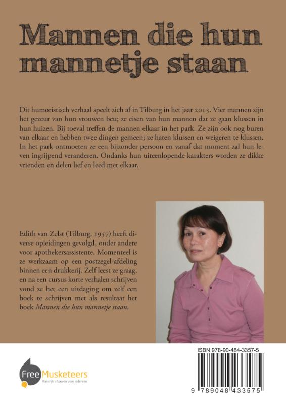 Achterkant van Mannen die hun mannetje staan