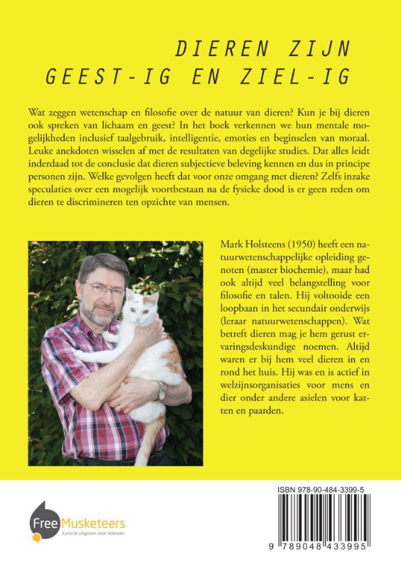 Achterkant van Dieren zijn geest-ig en ziel-ig