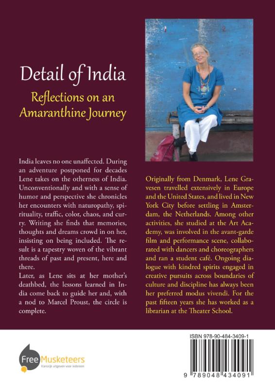 Achterkant van Detail of India;
