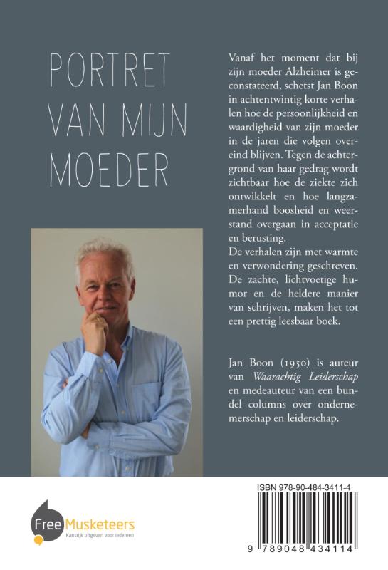 Achterkant van Portret van mijn moeder