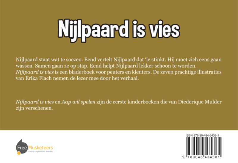 Achterkant van Nijlpaard is vies