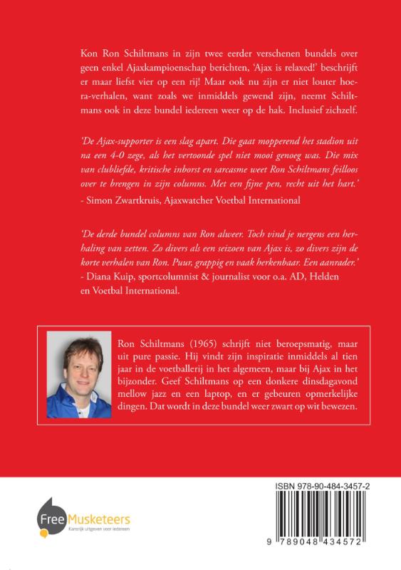 Achterkant van Ajax is relaxed