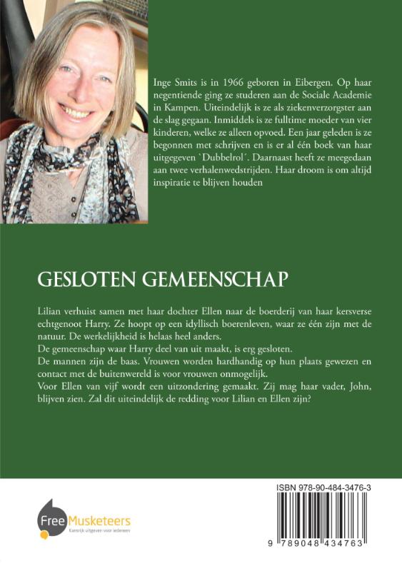 Achterkant van Gesloten gemeenschap