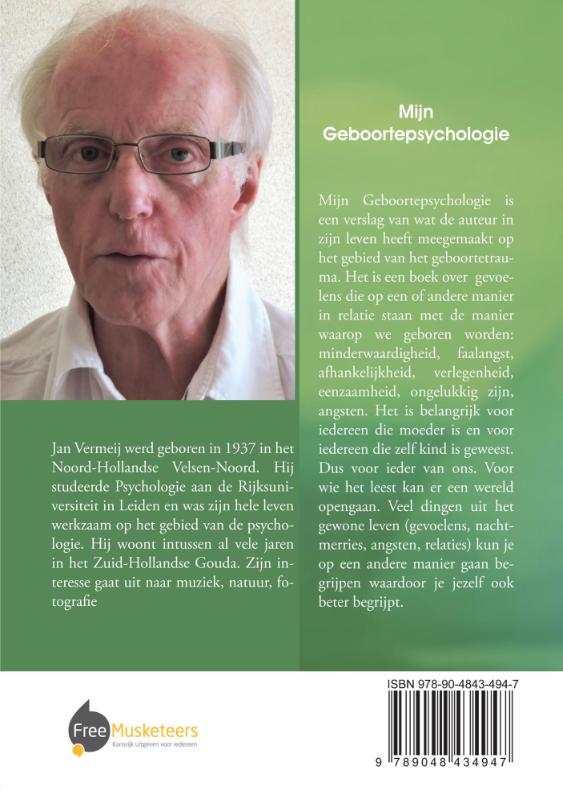 Achterkant van Mijn geboortepsychologie