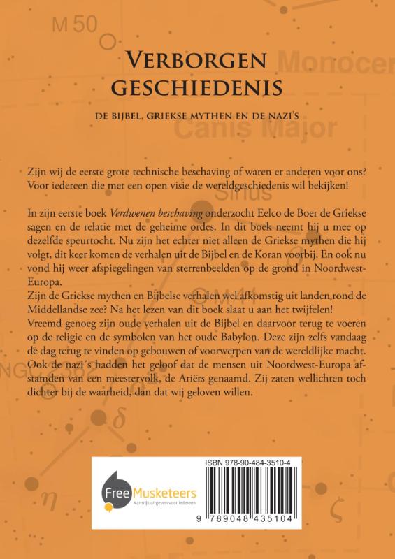 Achterkant van Verborgen geschiedenis