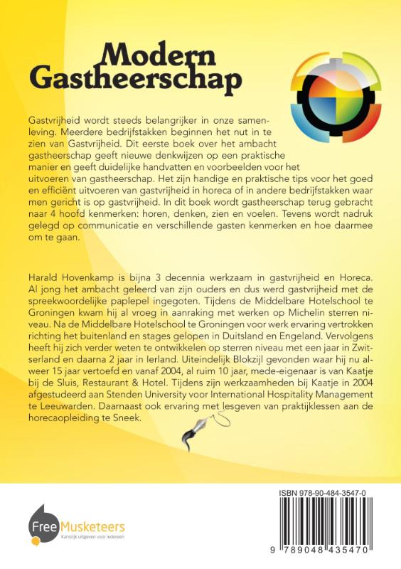 Achterkant van Modern Gastheerschap