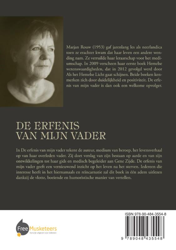 Achterkant van De erfenis van mijn vader