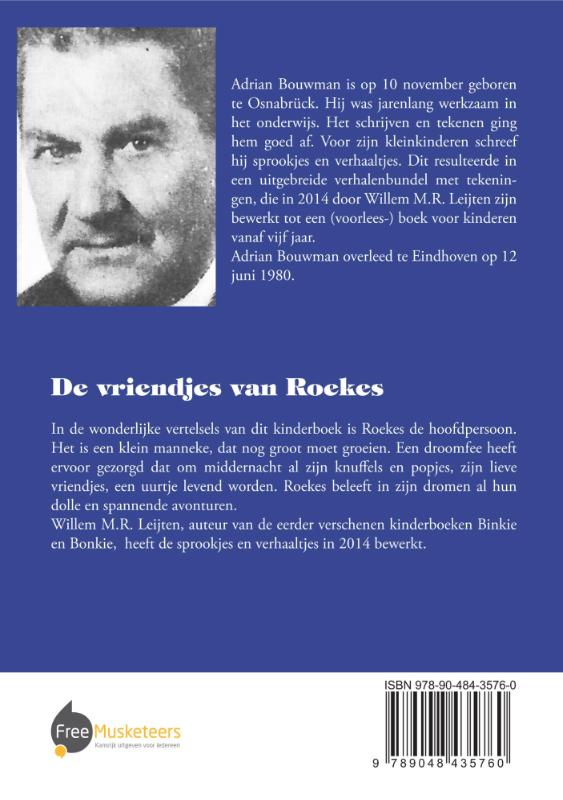 Achterkant van De vriendjes van Roekes