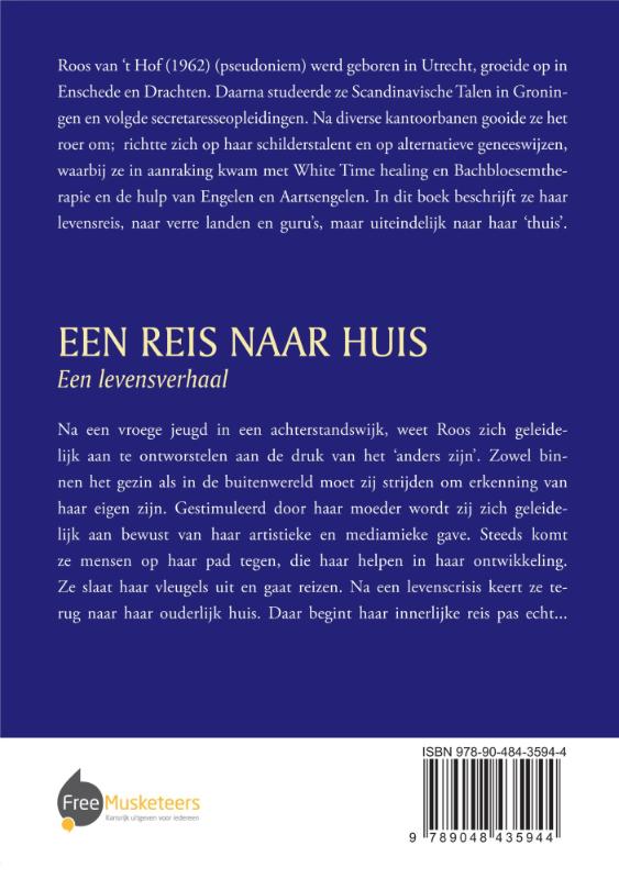 Achterkant van Een reis naar huis