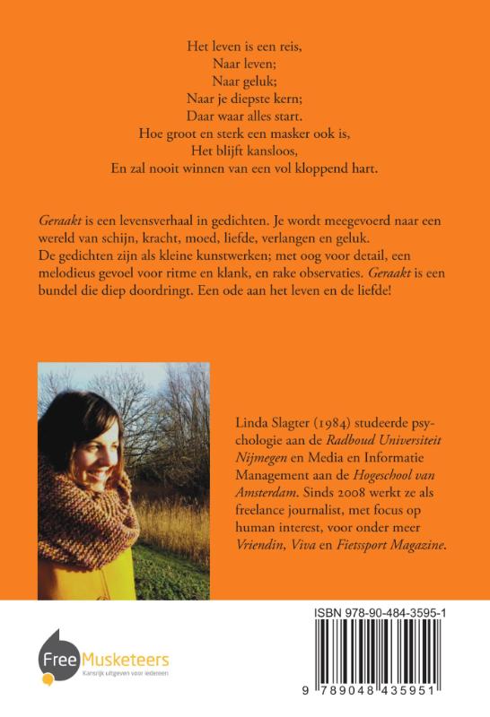 Achterkant van Geraakt
