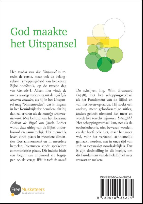 Achterkant van God maakte het Uitspansel
