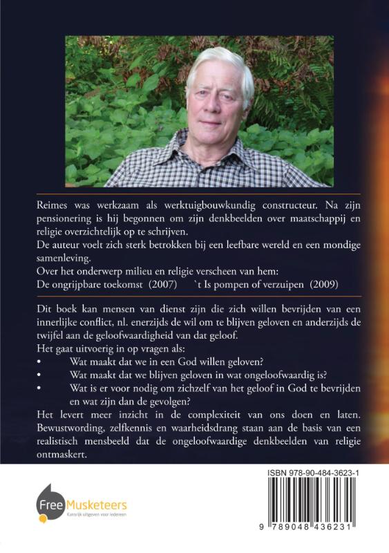 Achterkant van Van God los, een illusie armer maar dichter bij jezelf