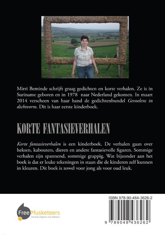 Achterkant van Korte fantasieverhalen