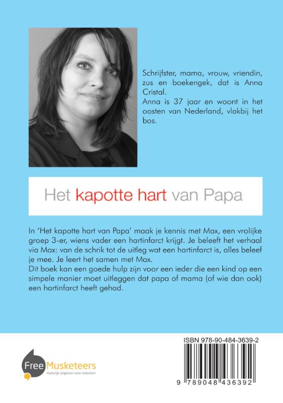 Achterkant van Het kapotte hart van papa