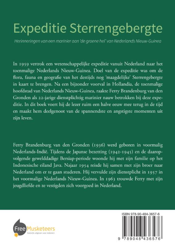 Achterkant van Expeditie Sterrengebergte