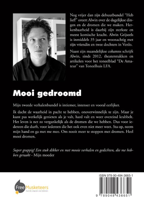 Achterkant van Mooi gedroomd