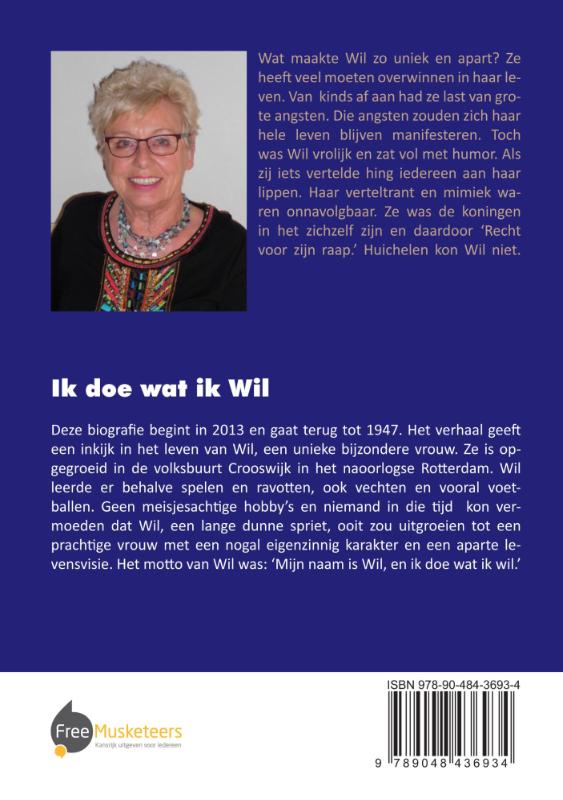 Achterkant van Ik doe wat ik wil