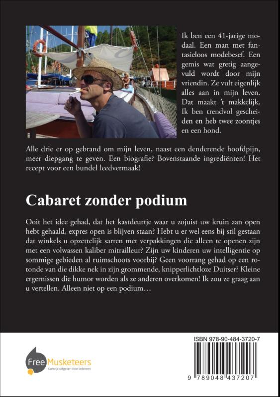 Achterkant van Cabaret zonder podium