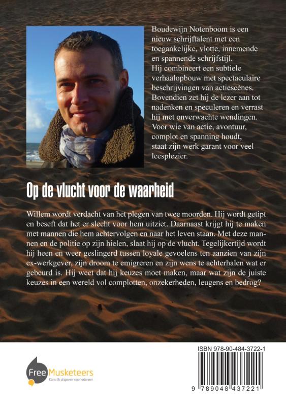 Achterkant van Op de vlucht voor de waarheid