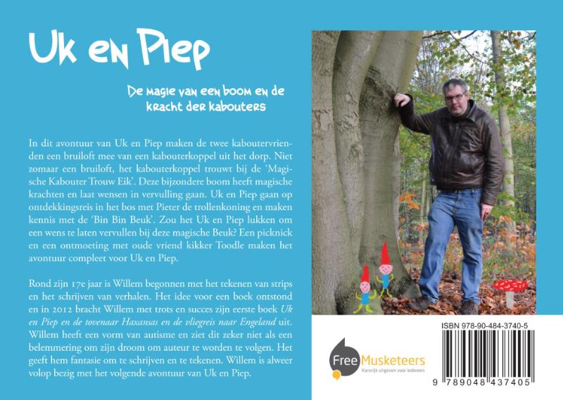 Achterkant van Uk en Piep