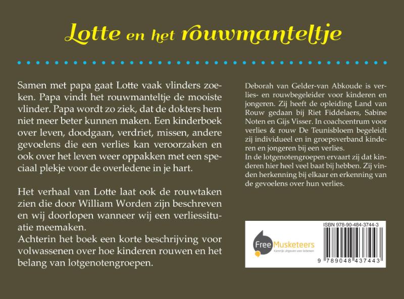 Achterkant van Lotte en het rouwmanteltje