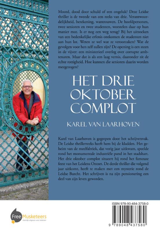 Achterkant van Het drie oktober complot
