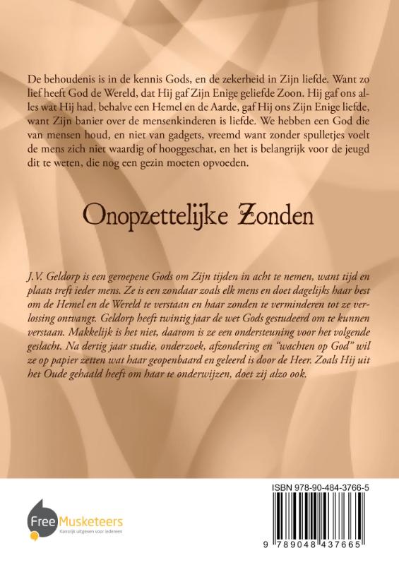 Achterkant van Onopzettelijke zonden