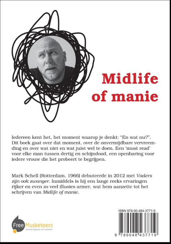 Achterkant van Midlife of manie
