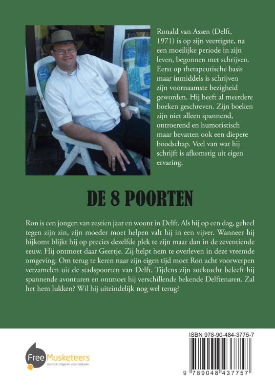 Achterkant van De 8 poorten