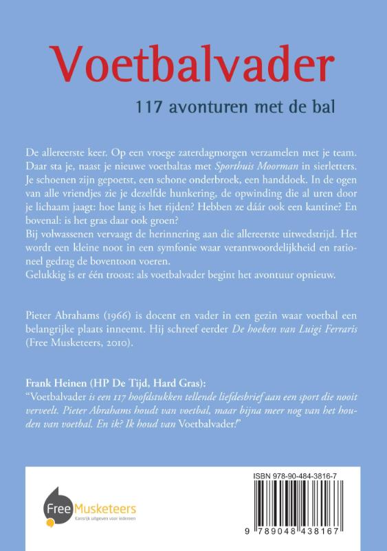 Achterkant van Voetbalvader