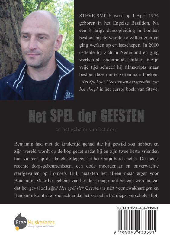 Achterkant van Het spel der geesten
