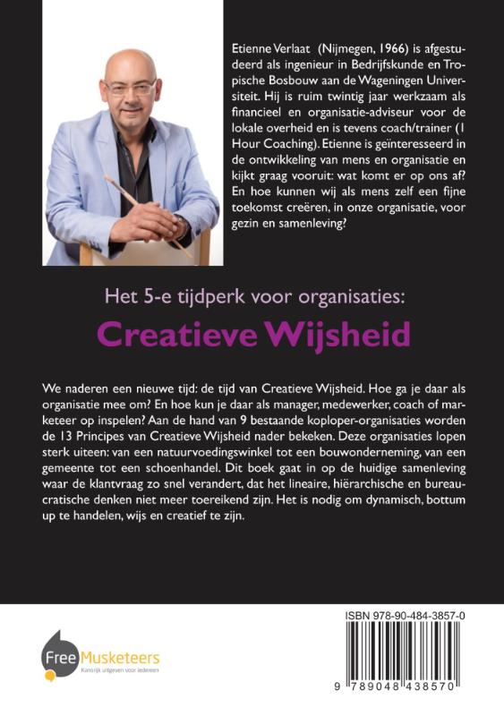Achterkant van Het 5-e tijdperk voor organisaties: Creatieve Wijsheid