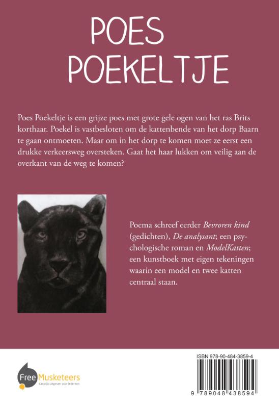 Achterkant van Poes Poekeltje