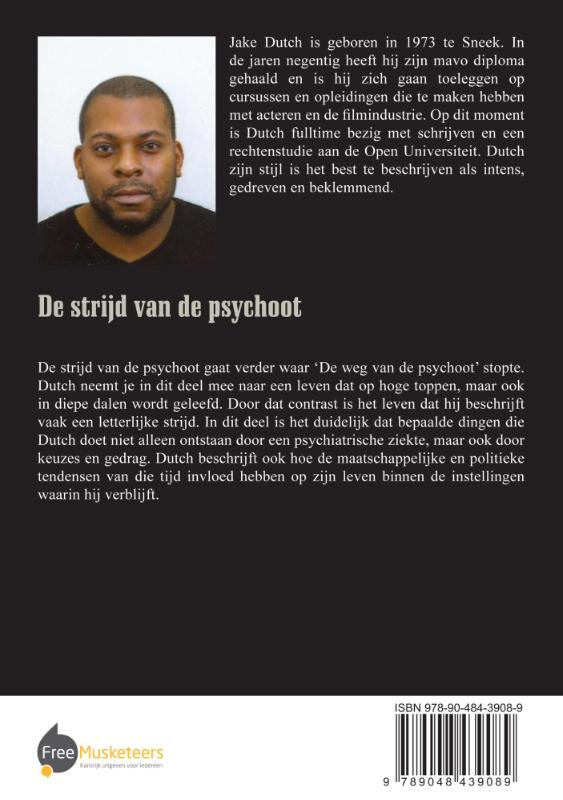 Achterkant van De strijd van de psychoot